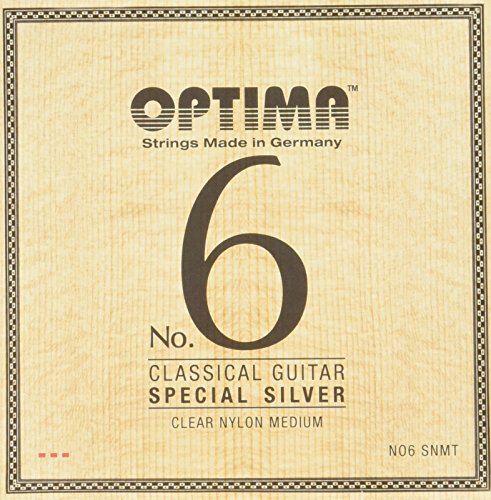 Klassikgitarre-Saiten Satz No. 6 Special Silver Nylon medium NO6.SNMT von Optima