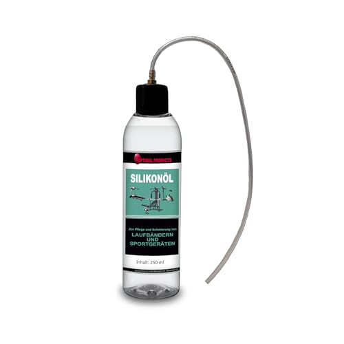 Silikonöl für Laufbänder + Sportgeräte 250ml + Schlauch Silikonöl für Laufbänder + Sportgeräte 250ml + Schlauch von Optimal Products die bessere Lösung
