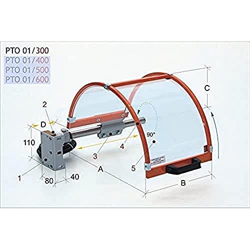 OPTIMUM 3401300 Optimum Modell PTO 01/300 Sicherheitsschutz für horizontale Drehbank von Optimum