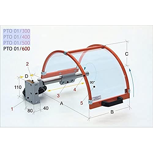 Optimum 3401600 Optimum Modell PTO 01/600 Sicherheitsschutz für Teller, horizontal von Optimum