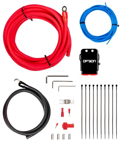 Kabelkit 20qmm 100% Kupfer Profi Line Power Kabel Set von Option