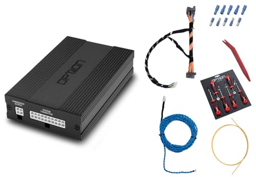 OPTION DSP-6 kompatibel mit Seat Leon Typ KL mit Seat-Standard-Soundsystem ab Werk - 6-Kanal DSP-Verstärker Plug & Play Soundupgrade V1 inkl. Kabelsatz von Option