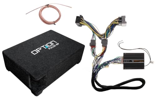 Option Soundupgrade V2 kompatibel mit VW Golf 7 VII (Typ AU) - 100% Plug & Play Komplettsystem mit 5-Kanal-DSP-Verstärker und 20cm Downfiring-Subwoofer von Option