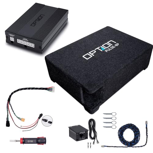 Option DSP-Soundupgrade V1 kompatibel mit VW Polo VI (6. Generation, Typ AW) - 100% Plug & Play mit DSP-Verstärker mit Subwoofer von Option