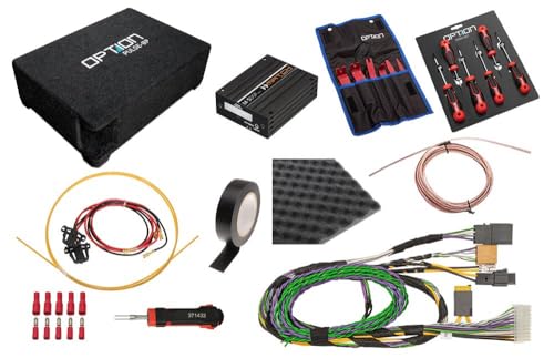 Option DSP-Soundupgrade V2 kompatibel mit VW Crafter 2 / Man TGe | Plug & Play Soundsystem mit 5-Kanal DSP-Verstärker mit Bassreflex-Subwoofer von Option