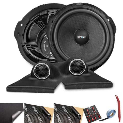 Option Lautsprecher Kit kompatibel mit Mercedes V-Klasse W447-16,5cm Plug & Play Front-Lautsprecher mit 28mm Gewebe-Hochtöner inkl. Dämmung & Zubehör Option Lautsprecher Kit kompatibel mit Mercedes V-Klasse W447-16,5cm Plug & Play Front-Lautsprecher mit 28mm Gewebe-Hochtöner inkl. Dämmung & Zubehör von Option