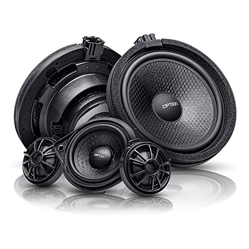 Option Lautsprecher Set kompatibel mit Mercedes Sprinter W906 inkl. Center-Speaker von Option