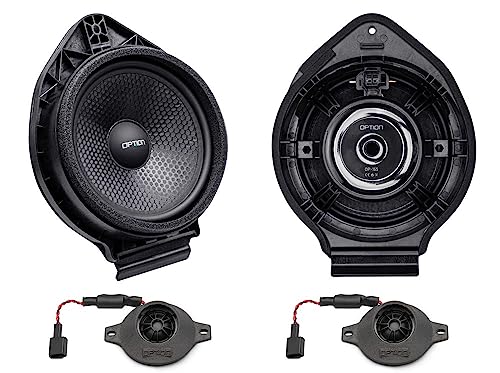 Option Lautsprecher kompatibel mit Opel Astra K – 16,5cm Komponenten Lautsprecher passend für Opel Astra K - 70 Watt RMS, 3 Ohm, 90 dB (Plug & Play) von Option