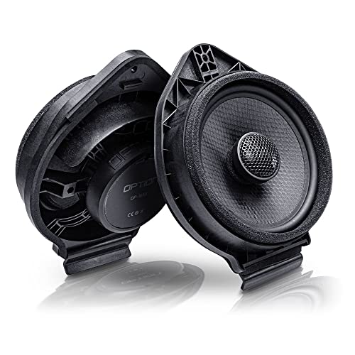 Option OP-165X kompatibel mit Opel Fahrzeugen – 16,5cm Koaxial Lautsprecher passend für Opel - 70 Watt RMS, 3 Ohm, 90 dB (Plug & Play) von Option