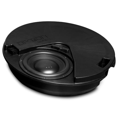 Option Subwoofer Upgrade kompatibel mit VW Golf 8 (Typ CD, Baujahr ab 2019, nur mit H/K Soundsystem ab Werk) - Plug & Play Nachrüstung ROCK-8-D2 Reserverad-Subwoofer von Option