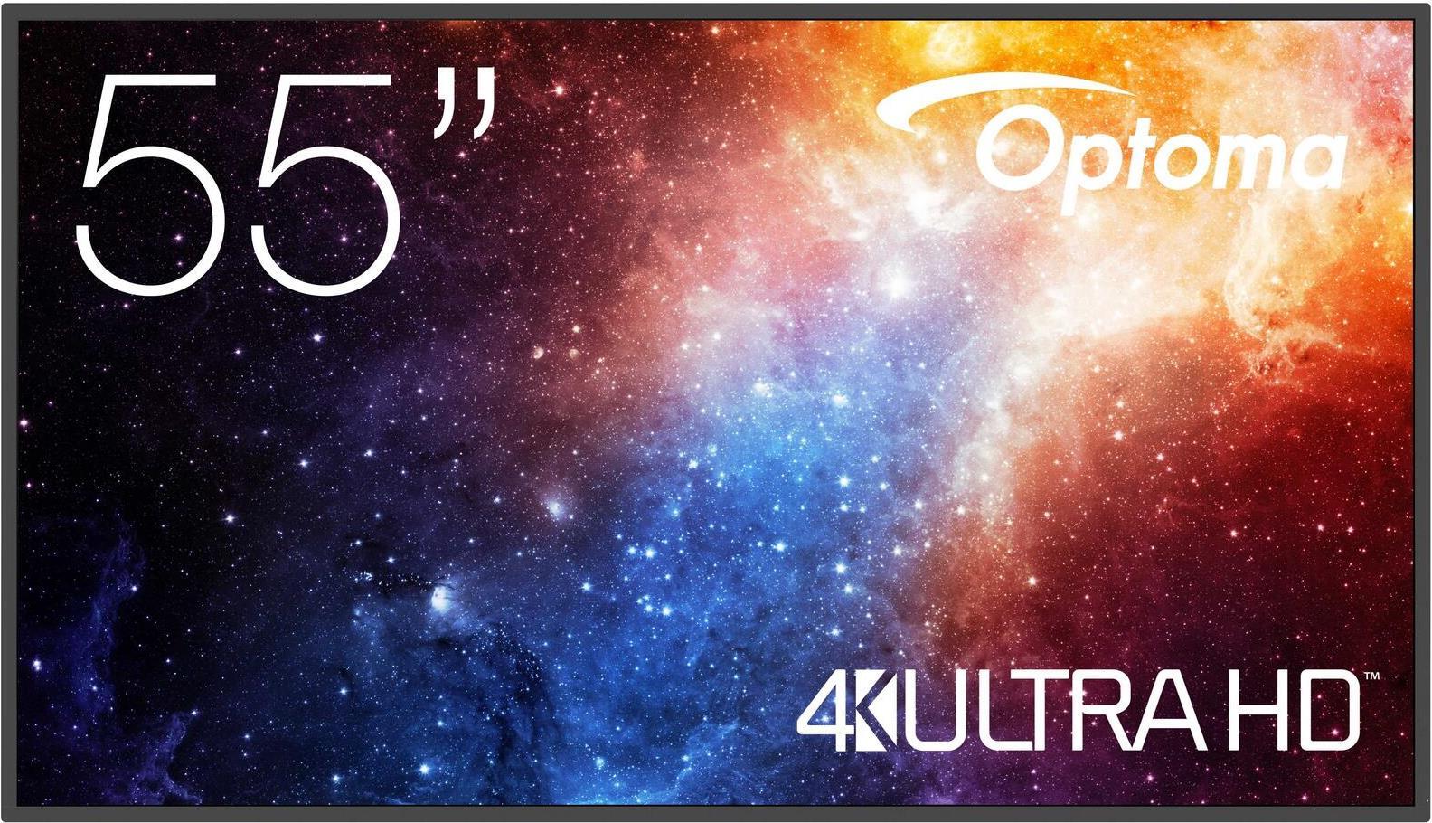 Optoma N3551K - 140 cm (55) Diagonalklasse N-Series LCD-Display mit LED-Hintergrundbeleuchtung - Digital Signage / Conference - 4K UHD (2160p) 3840 x 2160 - Direct LED - Schwarz [Energieklasse G] (H1F2C0MBW101) von Optoma