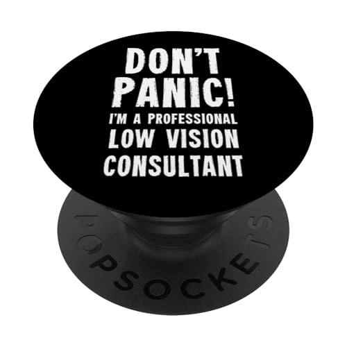 Berater für Sehschwäche PopSockets Klebender PopGrip von Optometrist & Optician Practice Gifts & T-Shirts