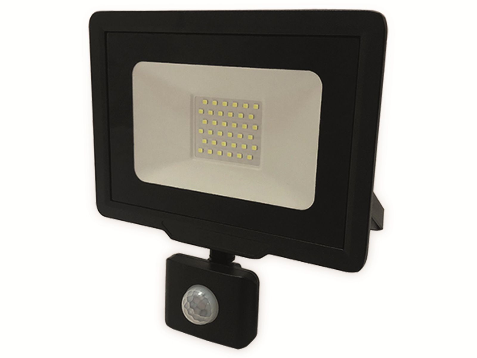 OPTONICA LED-Fluter, Bewegungsmelder 5941, 10 W, 6000 K, schwarz von Optonica