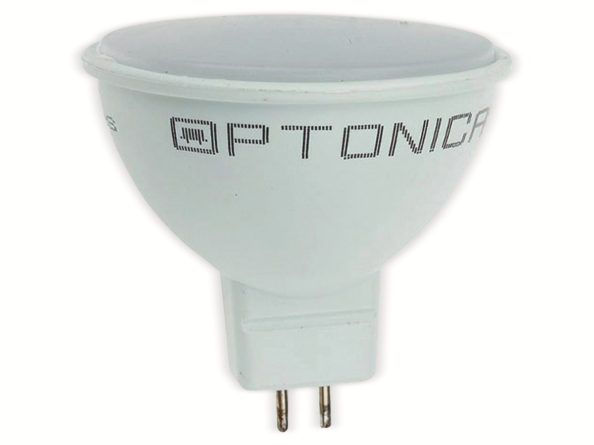 OPTONICA LED-Lampe 1192,GU5,3, MR16, EEK F, 5 W, 400 lm, 4500 K OPTONICA LED-Lampe 1192,GU5,3, MR16, EEK F, 5 W, 400 lm, 4500 K von Optonica