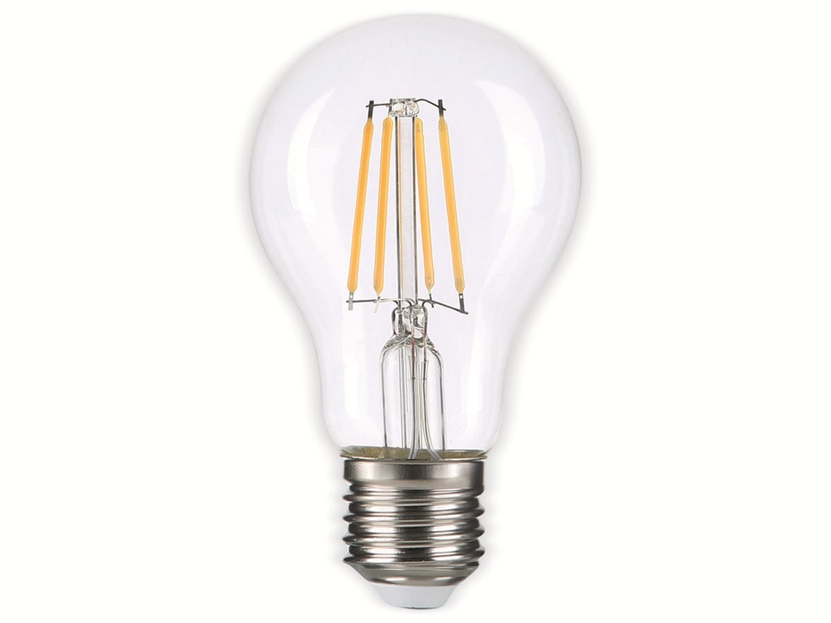 OPTONICA LED-Lampe 1310 Fil, E27, A60, EEK F, 8 W, 6000 K, 810 lm von Optonica