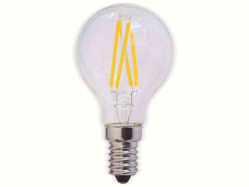OPTONICA LED-Lampe 1478 Fil, E14, G45, EEK F, 4 W, 400 lm, 4500 K von Optonica