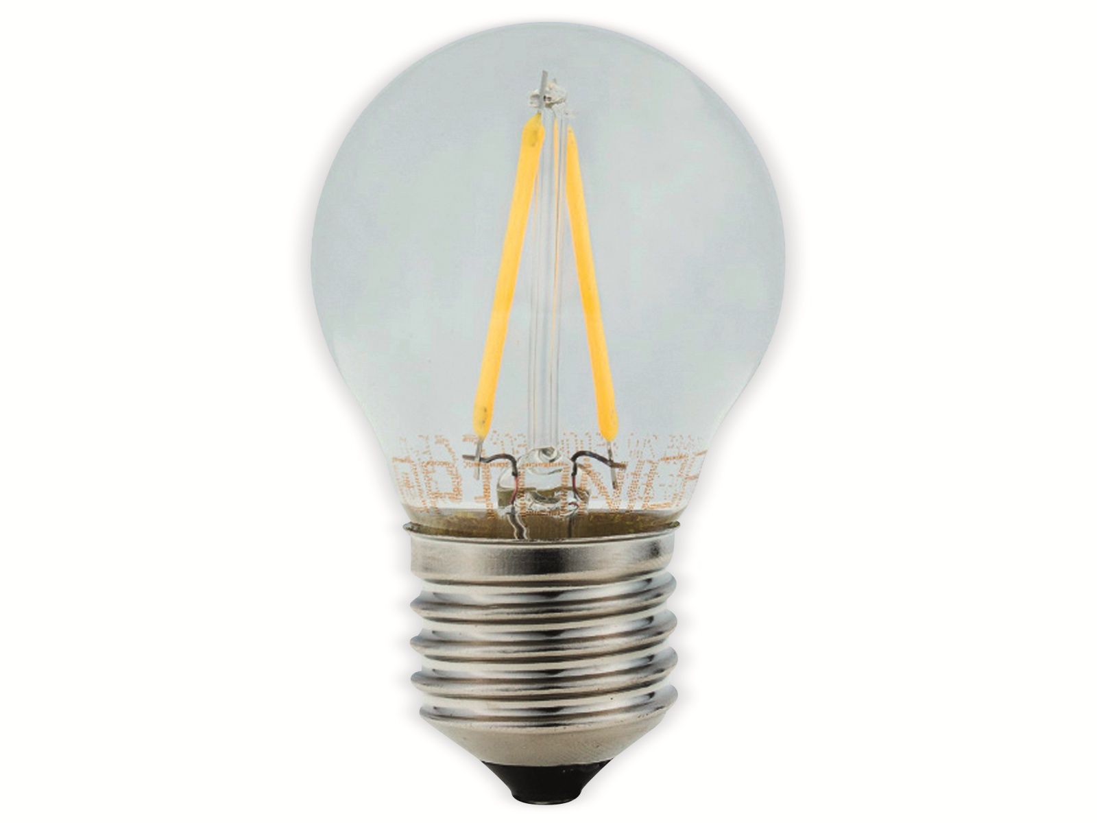 OPTONICA LED-Lampe 1866 Fil, E27, G45, EEK F, 2W, 200lm, 2700K von Optonica
