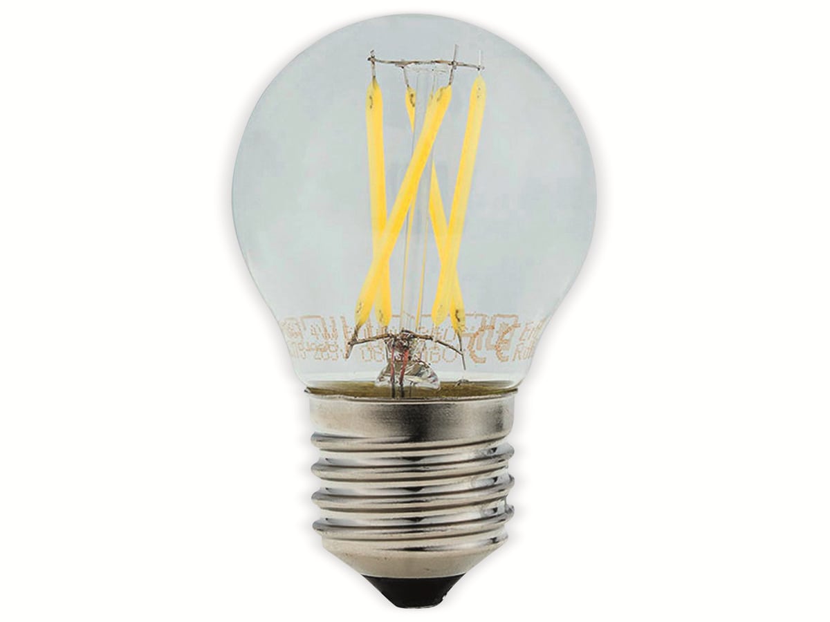 OPTONICA LED-Lampe 1867 Fil, E27, G45,EEK F, 4W, 400lm, 6000K von Optonica