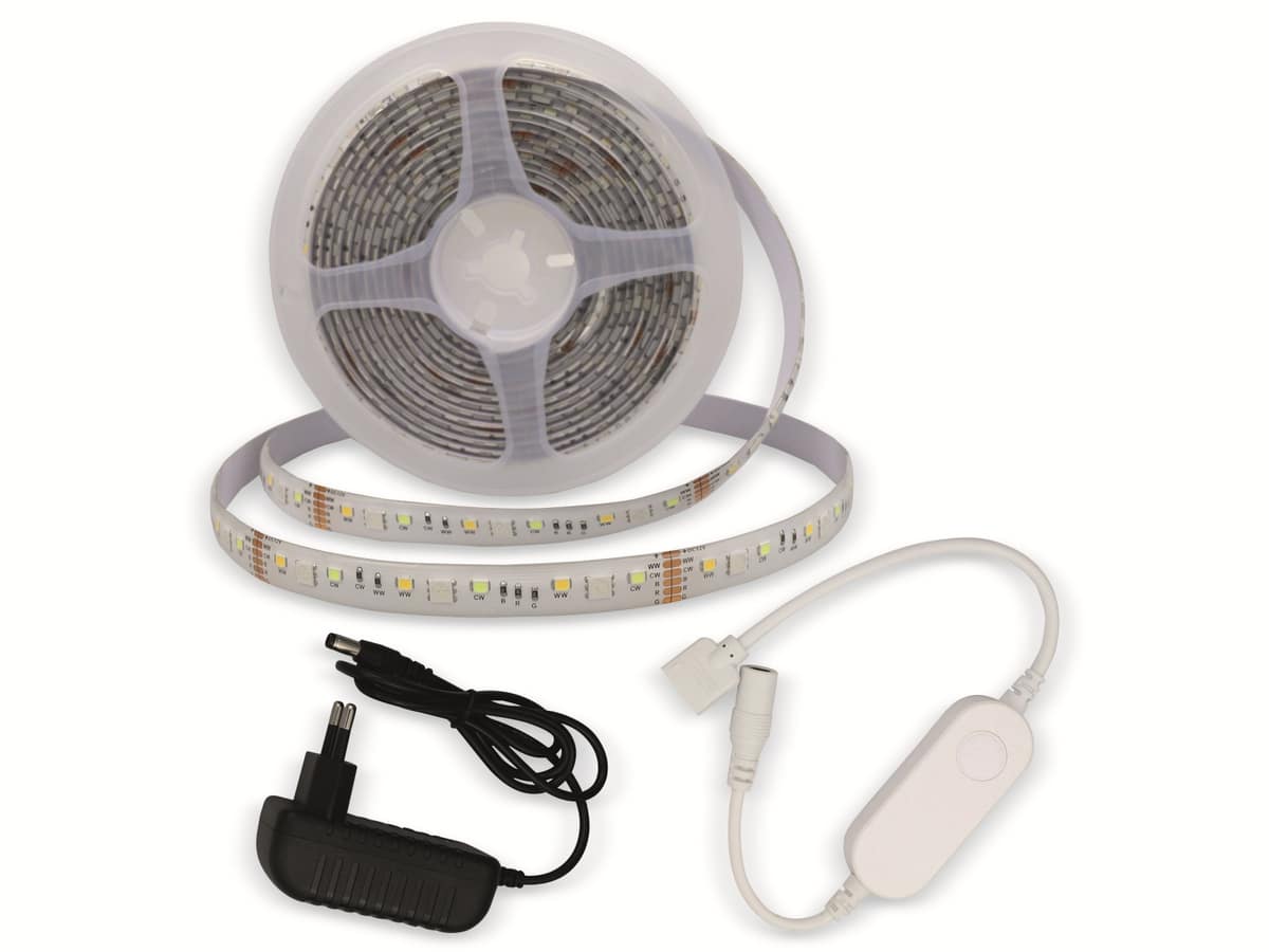 OPTONICA LED-Strip, RGB + CCT 4326, EEK: F, Netzteil + WiFi Contr, 3 m von Optonica