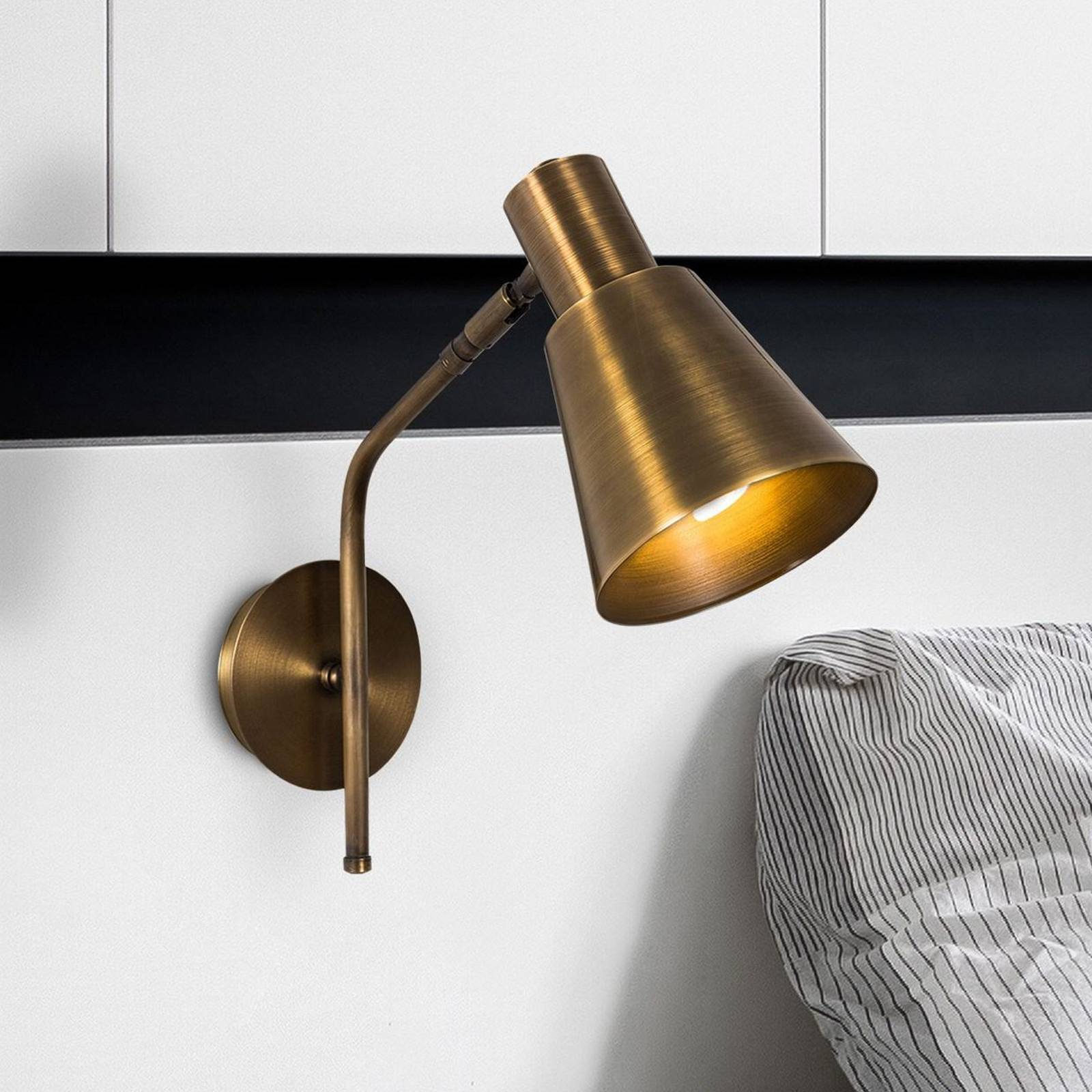 Wandleuchte Sivani MR-663, gold antik, Metall, Ø 15 cm Wandleuchte Sivani MR-663, gold antik, Metall, Ø 15 cm von Opviq