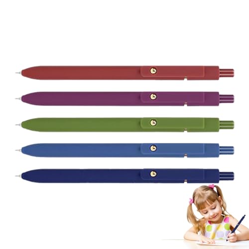 Opvonxeh Gel Pens, Black Gel Ink, 5-Piece Pen Set, Creative Smooth Writing Tools, Sturdy Portable Quick Dry Fine Point for Journaling Note Taking Women Men School Home Usage Opvonxeh Gel Pens, Black Gel Ink, 5-Piece Pen Set, Creative Smooth Writing Tools, Sturdy Portable Quick Dry Fine Point for Journaling Note Taking Women Men School Home Usage von Opvonxeh