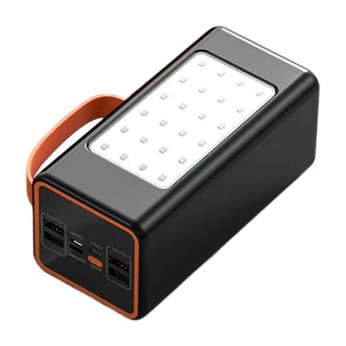 Solar Power Bank, Cell Phone Portable Charger, External Battery Pack, Long-Lasting Capacity, Charging Devices for Outdoor Adventures, Camping, Hiking, Power Supply von Opvonxeh