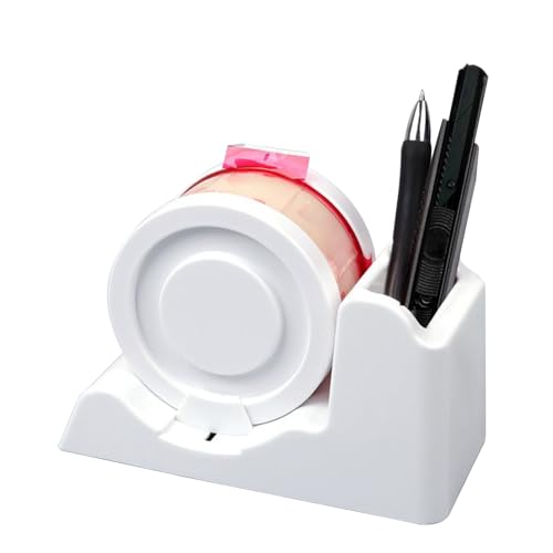 Tape Dispenser, Reusable Desktop Holder, Heavy Duty Non Skid Base, Multi Purpose Desk Supply, 4.33x6.1x3.23 inches Sturdy Tape Cutter for Home, Business, Office, and Daily Use Tape Dispenser, Reusable Desktop Holder, Heavy Duty Non Skid Base, Multi Purpose Desk Supply, 4.33x6.1x3.23 inches Sturdy Tape Cutter for Home, Business, Office, and Daily Use von Opvonxeh