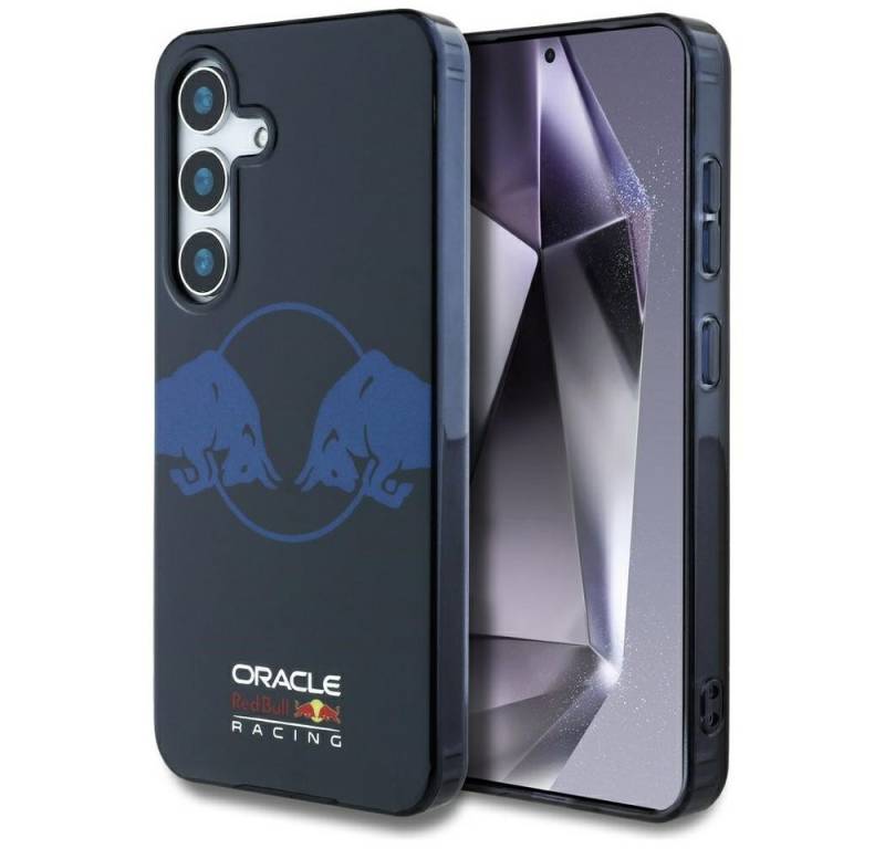 Oracle Red Bull Racing Handyhülle Galaxy S25 MagSafe Kunststoff blau Logo 6,2 Zoll, Kantenschutz von Oracle Red Bull Racing