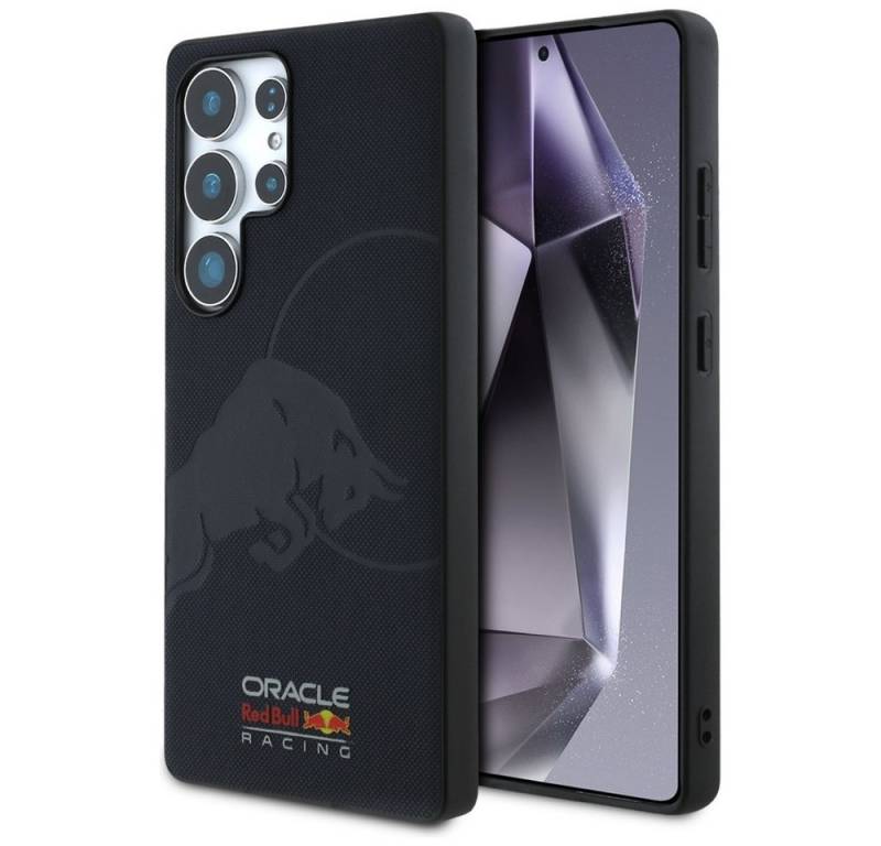 Oracle Red Bull Racing Handyhülle Galaxy S25 Ultra MagSafe Kunstleder Logo 6,9 Zoll, Kantenschutz von Oracle Red Bull Racing