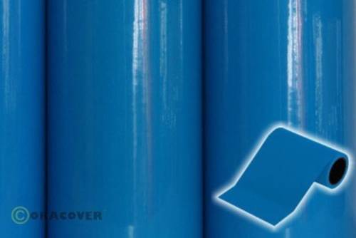 Oracover 27-051-005 Dekorstreifen Oratrim (L x B) 5m x 9.5cm Blau (fluoreszierend) von Oracover