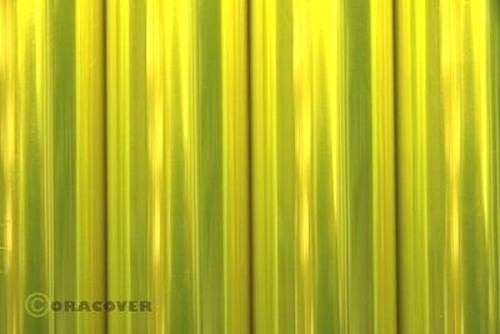 Oracover 321-035-002 Bügelfolie Air Outdoor (L x B) 2m x 60cm Gelb (transparent-floureszierend) von Oracover