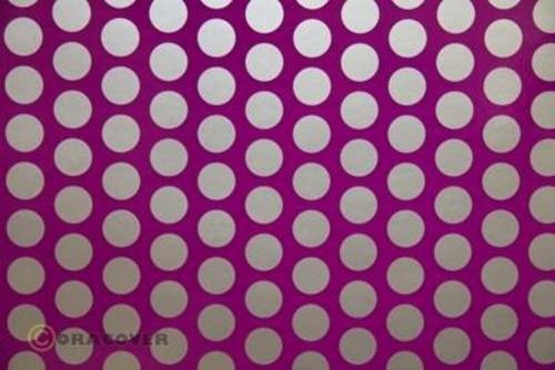 Oracover 45-015-091-010 Klebefolie Orastick Fun 1 (L x B) 10m x 60cm Violett-Silber (fluoreszierend) von Oracover