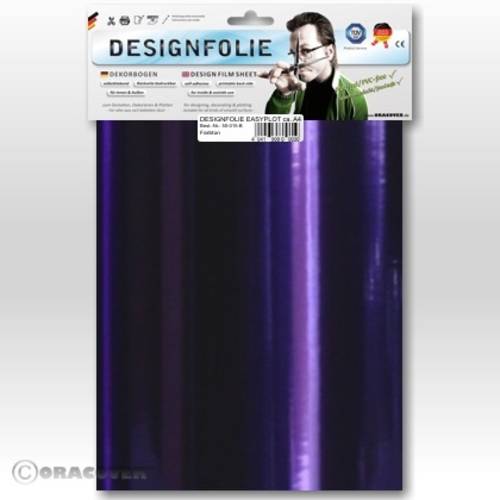 Oracover 50-100-B Designfolie Easyplot (L x B) 300mm x 208mm Chrom-Violett von Oracover