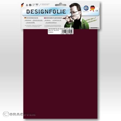 Oracover 50-120-B Designfolie Easyplot (L x B) 300mm x 208mm Bordeauxrot von Oracover