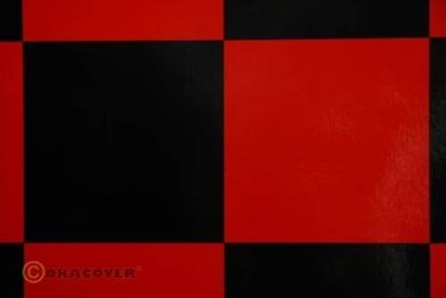 Oracover 691-023-071-010 Bügelfolie Fun 6 (L x B) 10m x 60cm Rot, Schwarz von Oracover