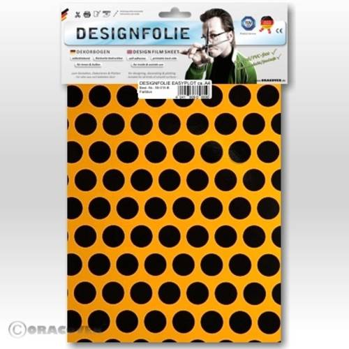 Oracover 90-030-071-B Designfolie Easyplot Fun 1 (L x B) 300mm x 208mm Cub-Gelb, Schwarz von Oracover