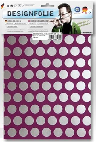 Oracover 90-054-091-B Designfolie Easyplot Fun 1 (L x B) 300mm x 208mm Violett-Silber von Oracover