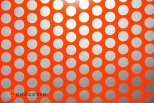 Oracover 90-064-091-010 Plotterfolie Easyplot Fun 1 (L x B) 10m x 60cm Rot, Orange, Silber von Oracover