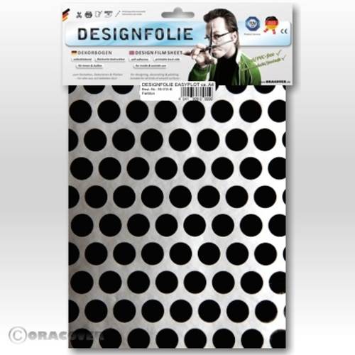 Oracover 90-091-071-B Designfolie Easyplot Fun 1 (L x B) 300mm x 208mm Silber-Schwarz von Oracover