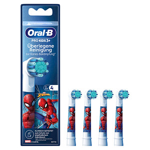 4 Oral-B PRO KIDS 3+ SPIDER-MAN Zahnbürstenaufsätze von Oral-B