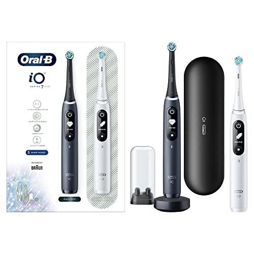 Braun iOM7D.2H2.2BD Oral-B iO 7 Duo Pack Elektrinis Dantų ŠepetÄ—lis Baltas/Juodas Onyx von Oral-B