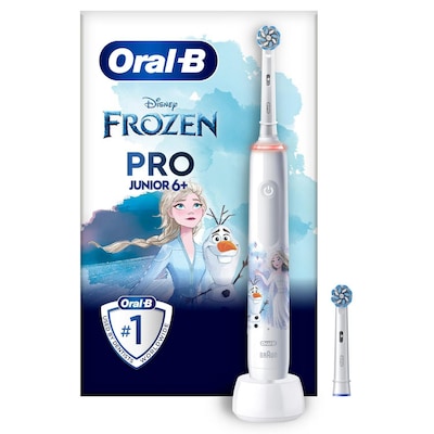 Oral-B Junior Pro Frozen Elektrische Zahnbürste für Kinder ab 6 Jahren weiß Oral-B Junior Pro Frozen Elektrische Zahnbürste für Kinder ab 6 Jahren weiß von Oral-B