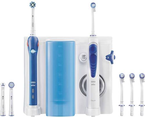 Oral-B Pro 2000 + OxyJet 80311065 Elektrische Zahnbürste, Munddusche Weiß, Dunkelblau Oral-B Pro 2000 + OxyJet 80311065 Elektrische Zahnbürste, Munddusche Weiß, Dunkelblau von Oral-B