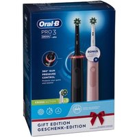 Oral-B Pro 3 3900 Duo Zahnbürste Schwarz / Pink von Oral-B