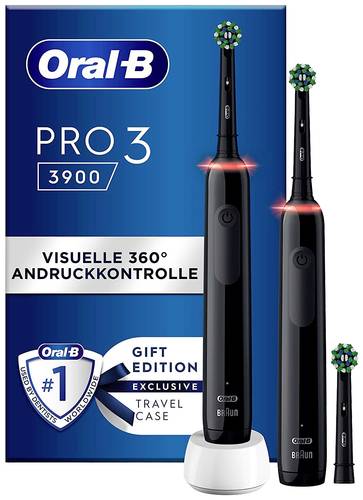 Oral-B Pro3 3900 612630 Elektrische Zahnbürste Schwarz von Oral-B