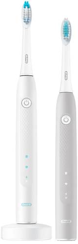 Oral-B Pulsonic Slim Clean 2900 170393 Elektrische Zahnbürste Schallzahnbürste Grau, Weiß von Oral-B