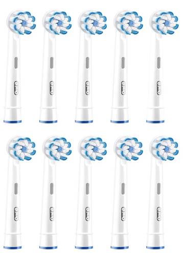 Oral-B Sensitive Clean Aufsteckbürsten für elektrische Zahnbürste 10 St. Weiß von Oral-B