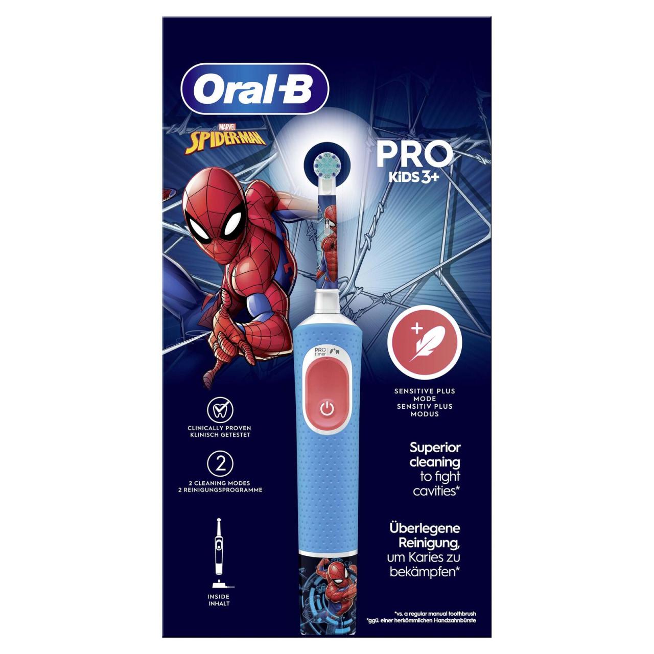 Oral-B PRO KIDS 3+ SPIDER-MAN Elektrische Zahnbürste von Oral-B