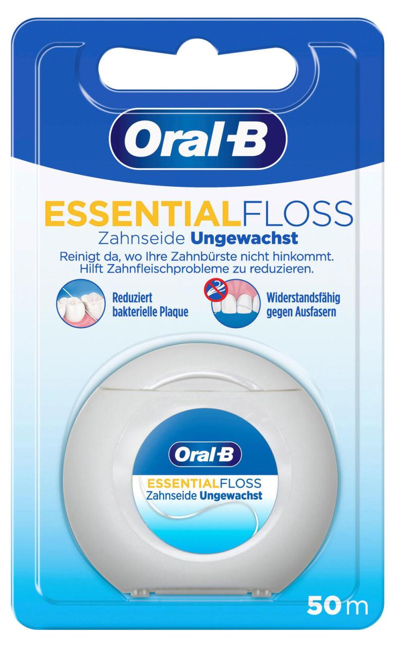 Oral-B Zahnseide Essential Floss ungewachst 50 m von Oral-B