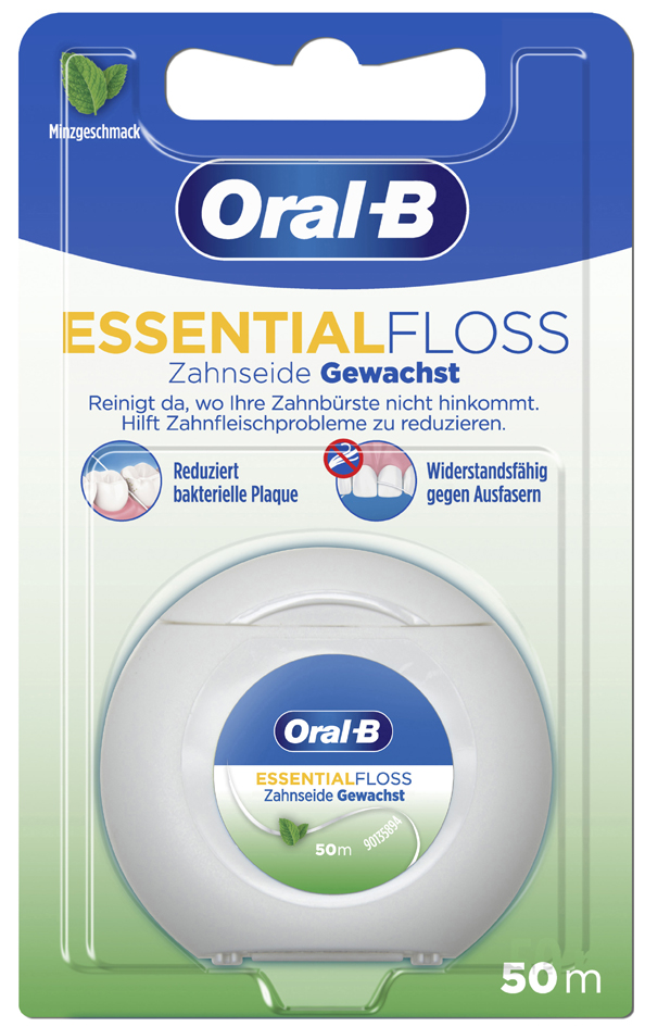 Oral-B Zahnseide Essentialfloss, 50 m, Minzgeschmack von Oral-B